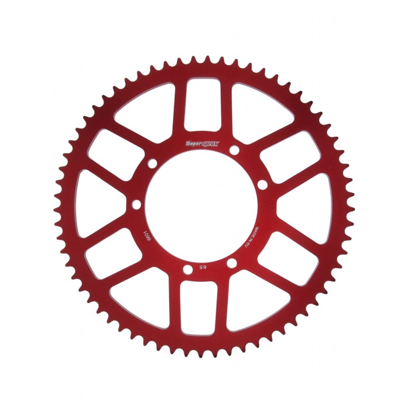 Hliníková reťazová rozeta SUPERSPROX červené