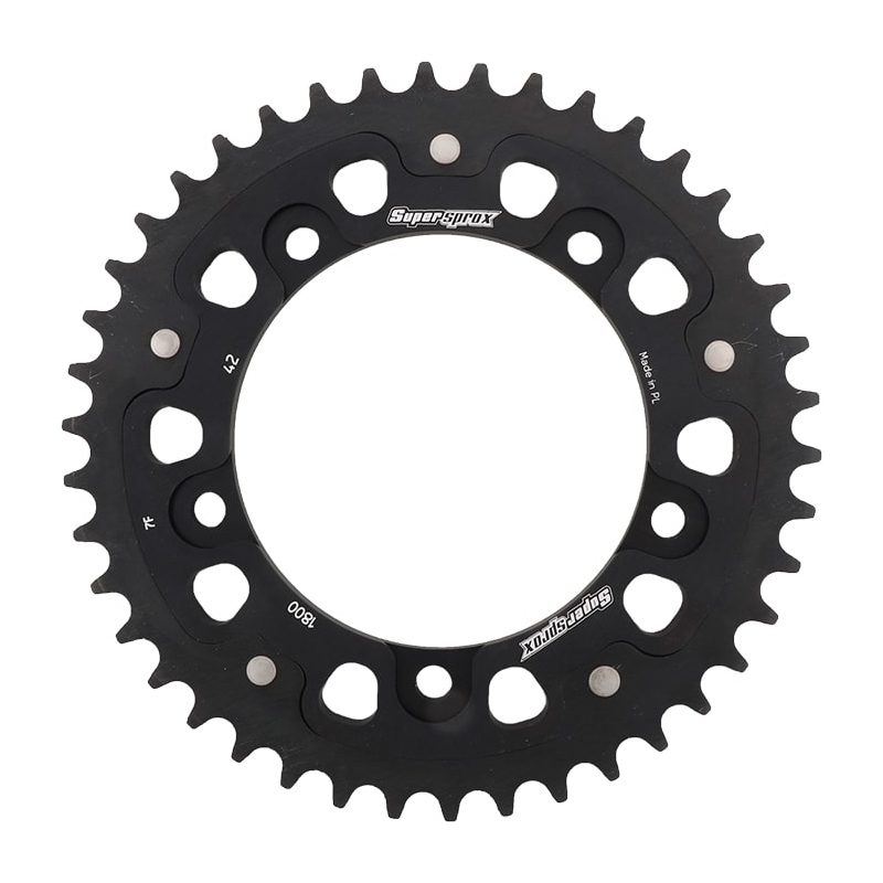 Reťazová rozeta SUPERSPROX STEALTH čierna 42T, 530