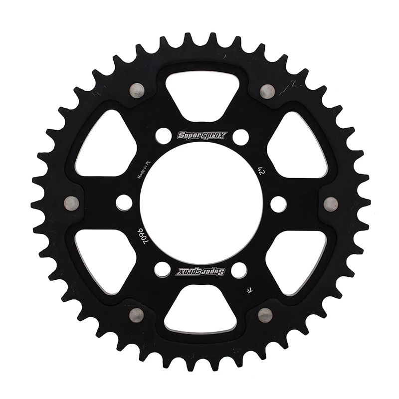 Reťazová rozeta SUPERSPROX STEALTH čierna 42T, 530