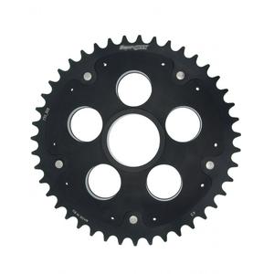 Rear sprocket STEALTH with alloy disc SUPERSPROX RSA-733_525:43-BLK čierna 43T, 520