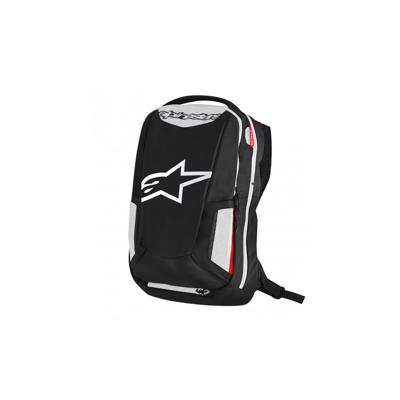Batoh Alpinestars City Hunter čierno-bielo-červený