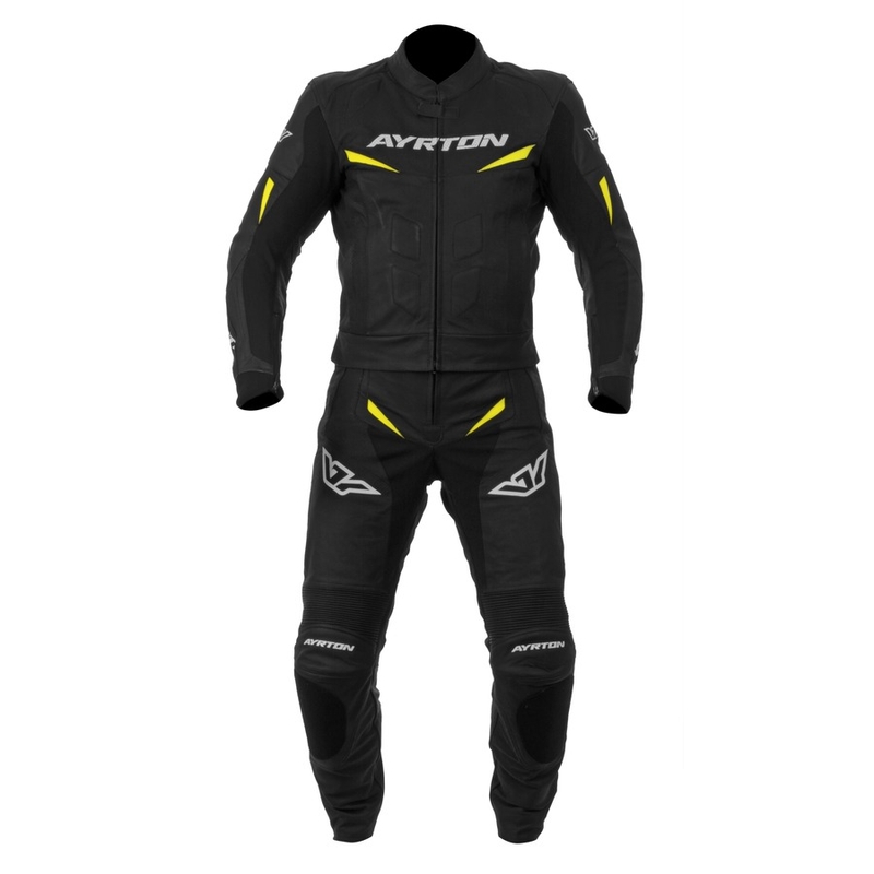 Kombinéza Ayrton Curtiss V8 čierno-fluorescenčno žltá