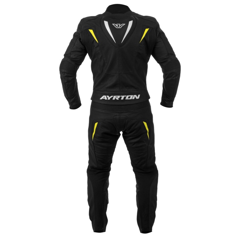 Kombinéza Ayrton Curtiss V8 čierno-fluorescenčno žltá