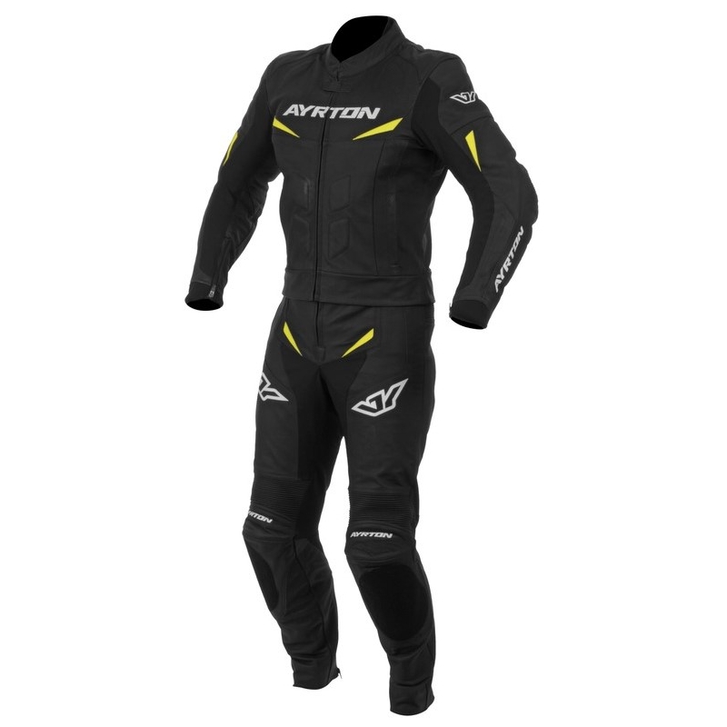 Kombinéza Ayrton Curtiss V8 čierno-fluorescenčno žltá