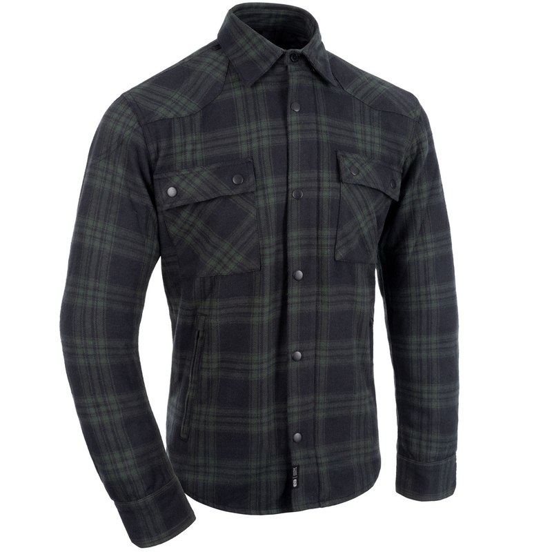 Košeľa na motocykel Oxford Kickback 3.0 zelená