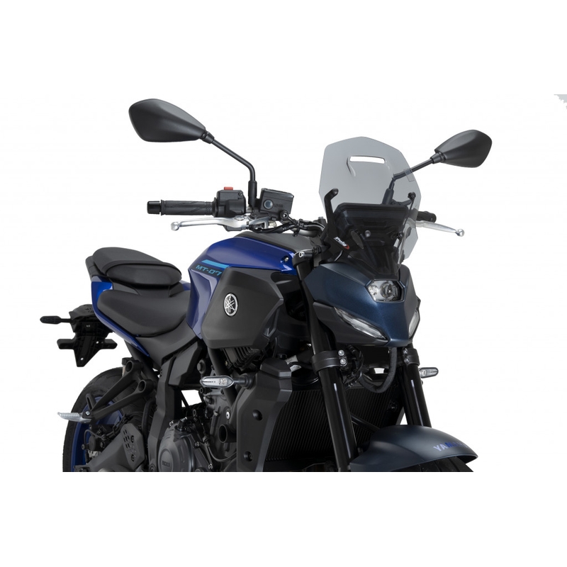 Plexi na motorku PUIG NEW GEN. TOURING dymové pre YAMAHA MT-07 700 2025-2026