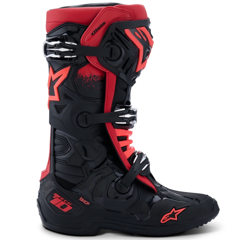 Čižmy na motocykel Alpinestars Tech 10 čierno-červené