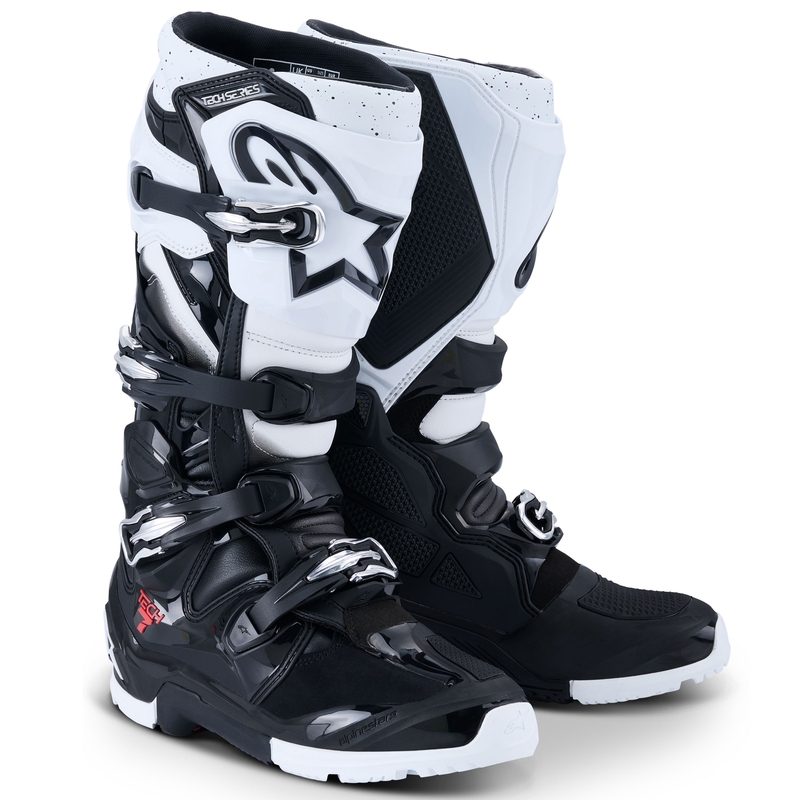 Čižmy na motocykel Alpinestars Tech 7 Enduro čierno-biele