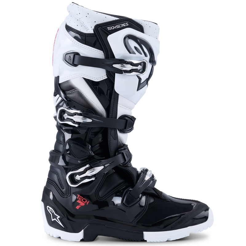 Čižmy na motocykel Alpinestars Tech 7 Enduro čierno-biele