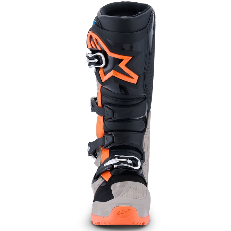 Čižmy na motocykel Alpinestars Tech 7 Enduro čierno-tmavo šedo-fluorescenčno oranžové