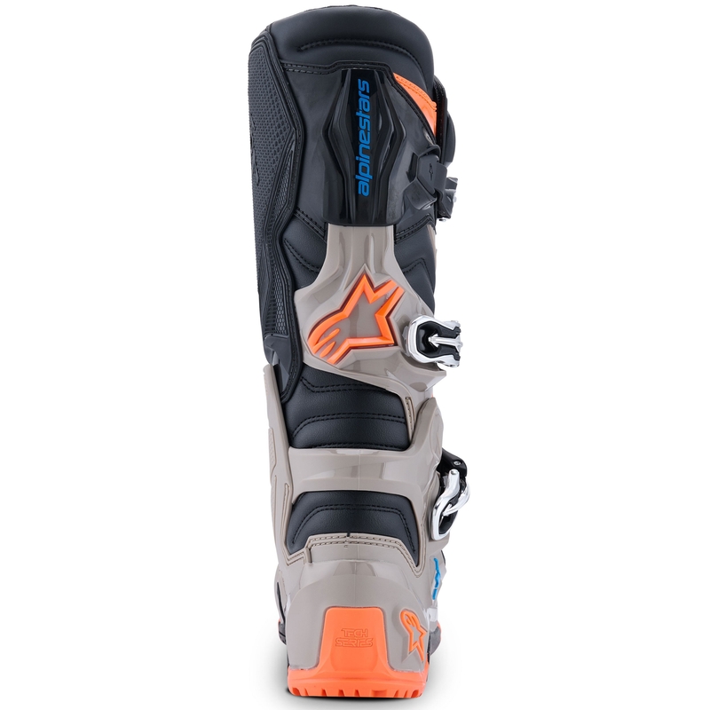 Čižmy na motocykel Alpinestars Tech 7 Enduro čierno-tmavo šedo-fluorescenčno oranžové