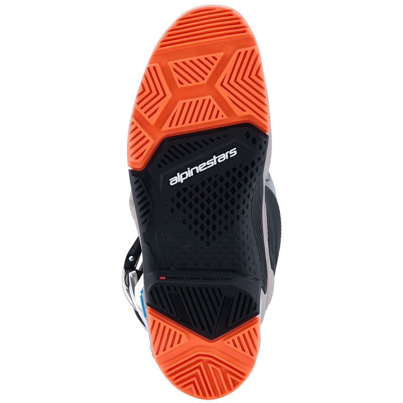 Čižmy na motocykel Alpinestars Tech 7 Enduro čierno-tmavo šedo-fluorescenčno oranžové