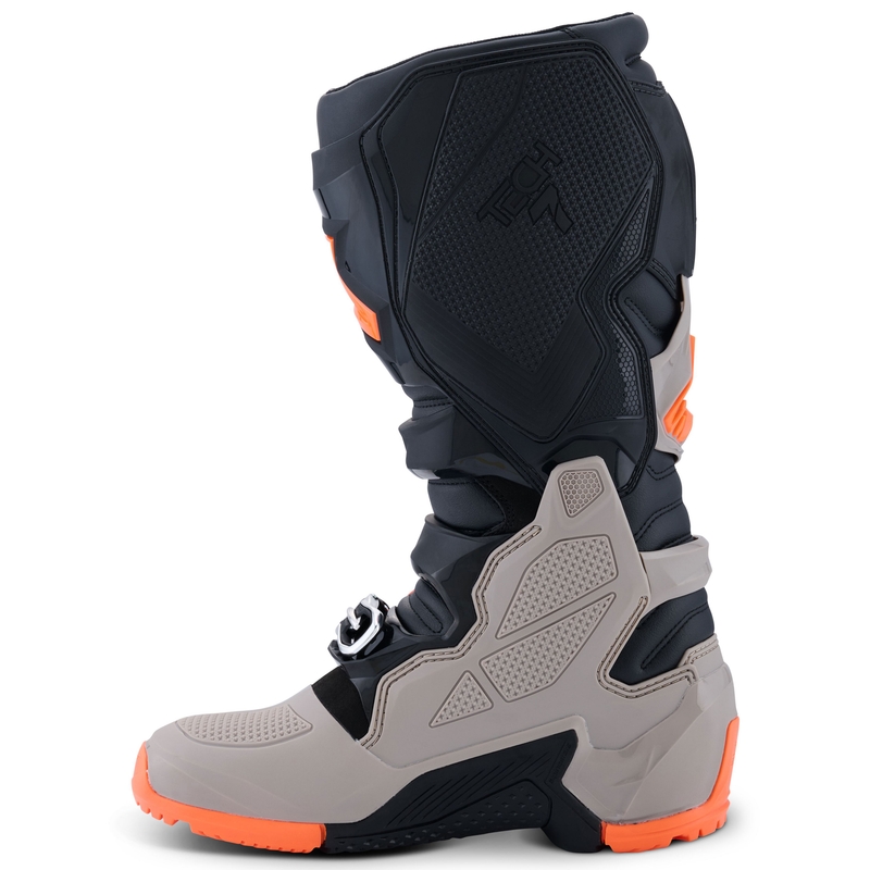 Čižmy na motocykel Alpinestars Tech 7 Enduro čierno-tmavo šedo-fluorescenčno oranžové
