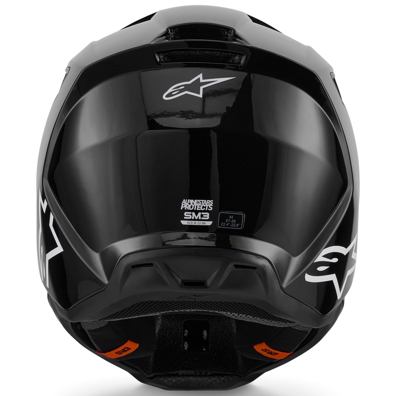 Motokrosová prilba Alpinestars S-M3 Solid čierna