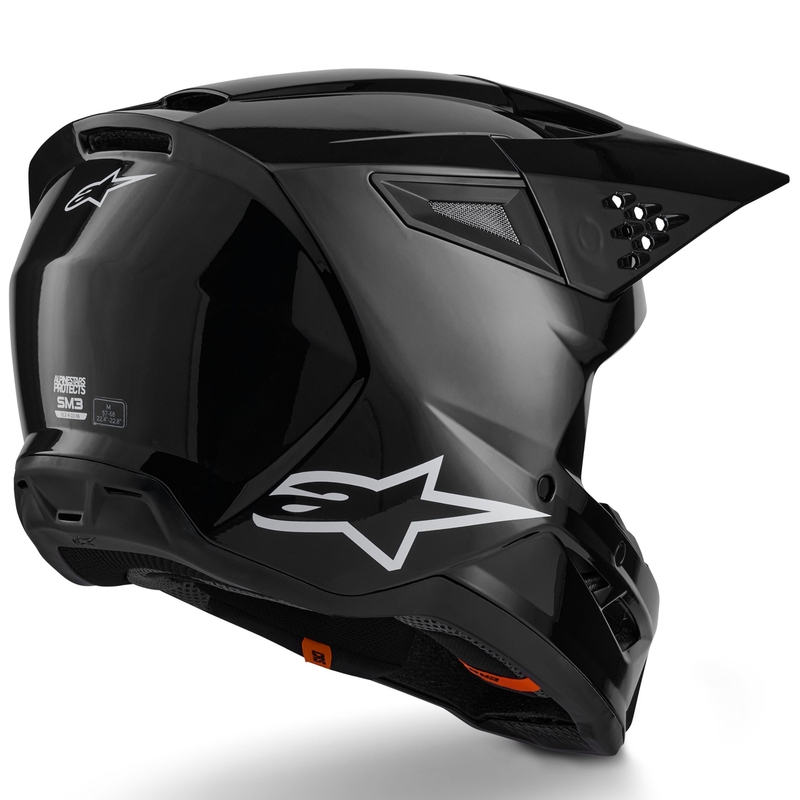 Motokrosová prilba Alpinestars S-M3 Solid čierna