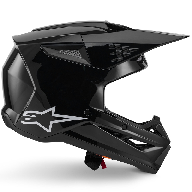 Motokrosová prilba Alpinestars S-M3 Solid čierna