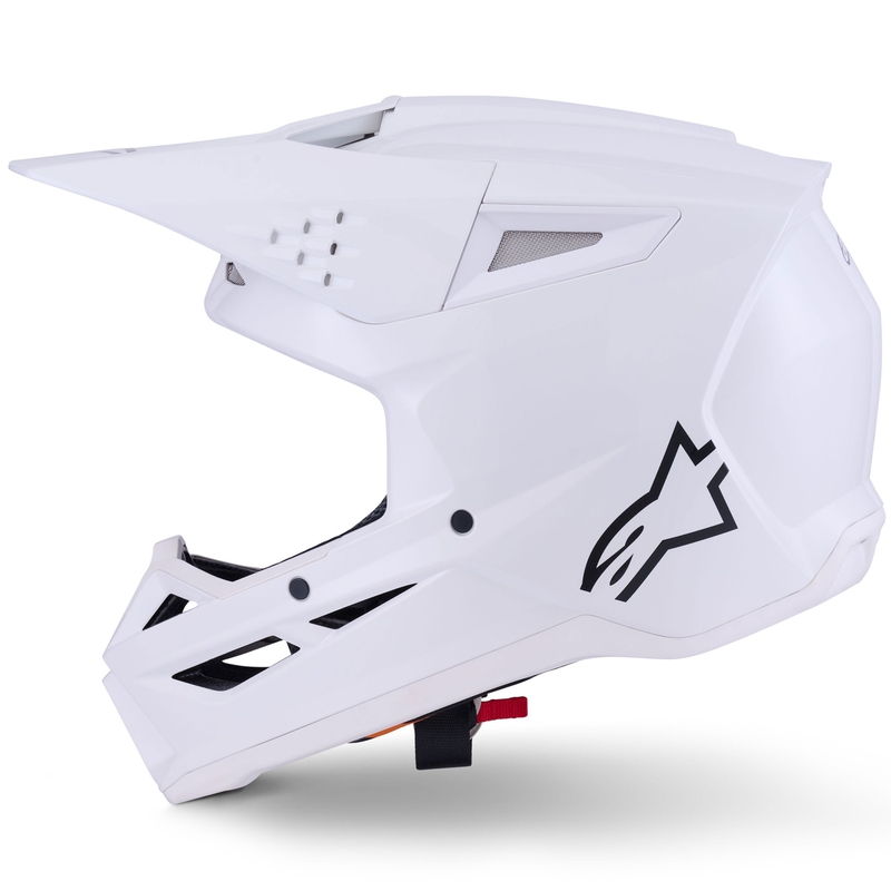 Motokrosová prilba Alpinestars S-M3 Solid biela