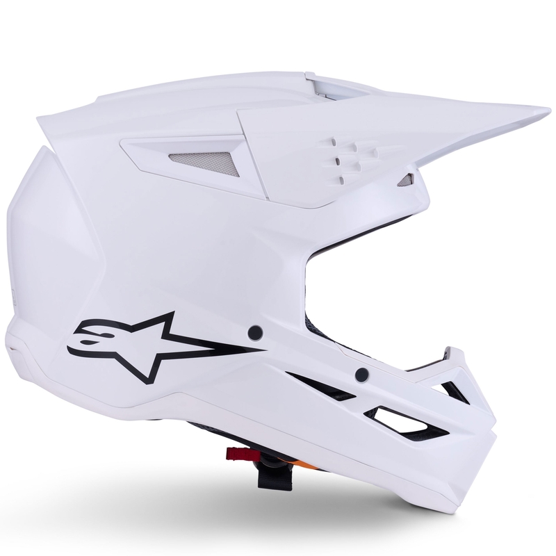 Motokrosová prilba Alpinestars S-M3 Solid biela