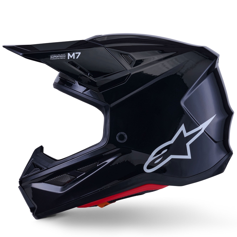 Motokrosová prilba Alpinestars SM7 Solid čierna