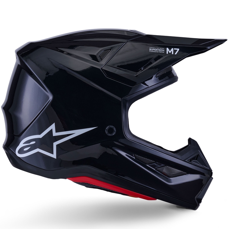 Motokrosová prilba Alpinestars SM7 Solid čierna