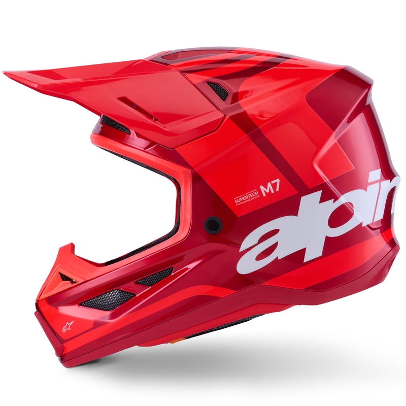 Motokrosová prilba Alpinestars SM7 Core červená