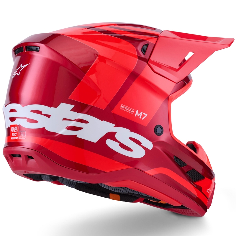 Motokrosová prilba Alpinestars SM7 Core červená