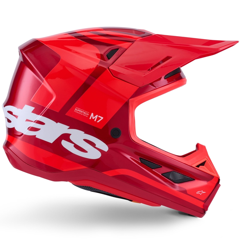 Motokrosová prilba Alpinestars SM7 Core červená