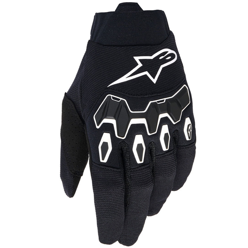 Motokrosové rukavice Alpinestars Full Bore V2 čierno-biele