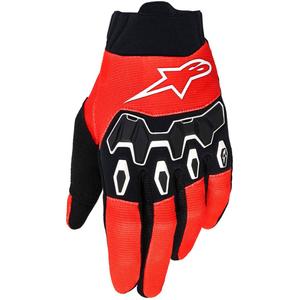 Motokrosové rukavice Alpinestars Full Bore V2 oranžovo-čierne
