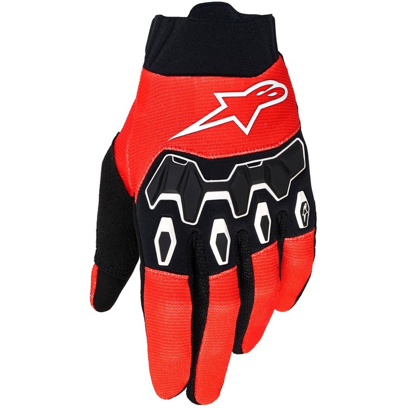 Motokrosové rukavice Alpinestars Full Bore V2 oranžovo-čierne