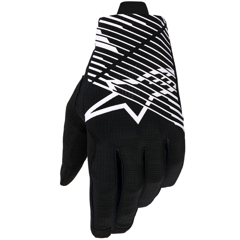 Motokrosové rukavice Alpinestars Radar Pre čierno-biele