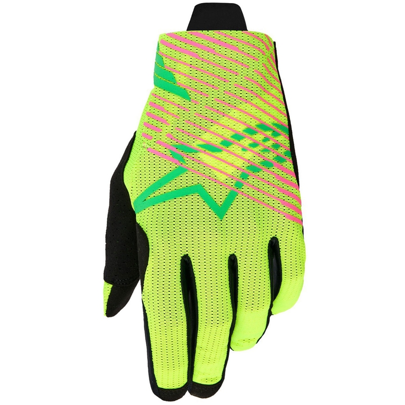 Motokrosové rukavice Alpinestars Radar Pre zeleno-fluorescenčné žlto-fluorescenčné ružové