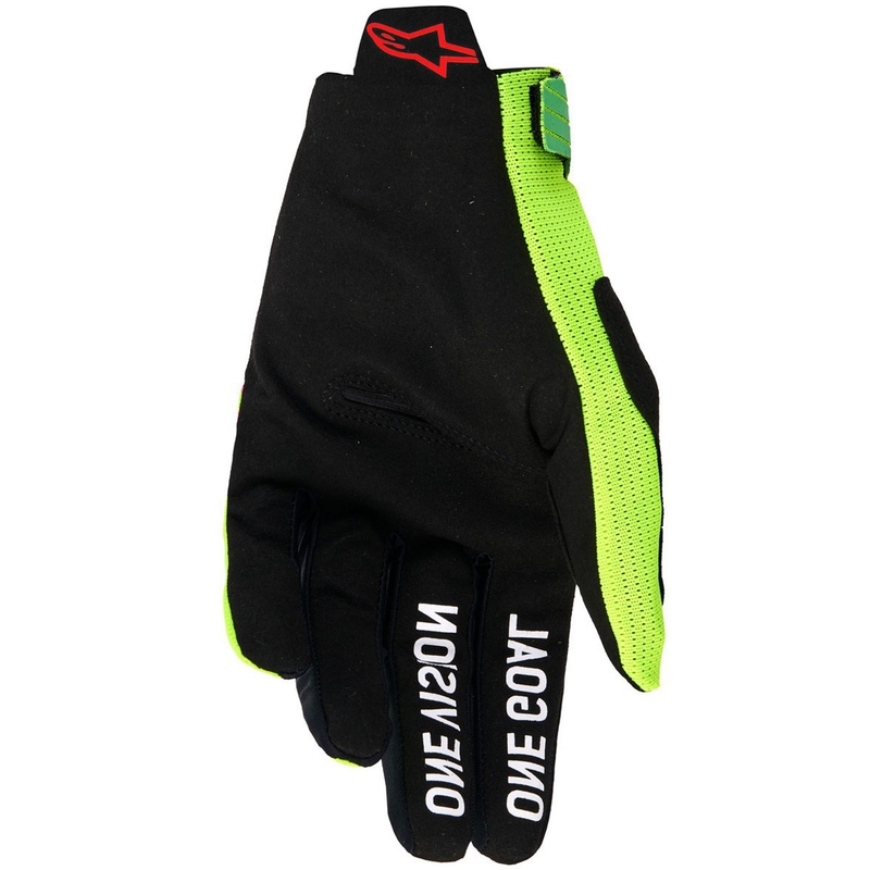 Motokrosové rukavice Alpinestars Radar Pre zeleno-fluorescenčné žlto-fluorescenčné ružové