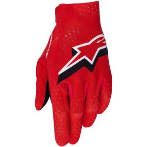 Motokrosové rukavice Alpinestars Supertech MX červeno-čierno-biele