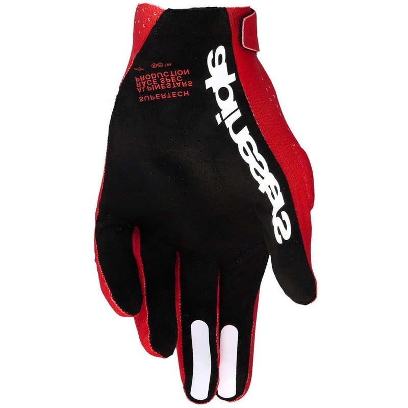 Motokrosové rukavice Alpinestars Supertech MX červeno-čierno-biele