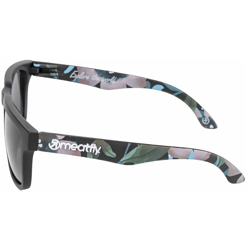 Slnečné okuliare Meatfly Memphis Pink Flowers čierno-ružové