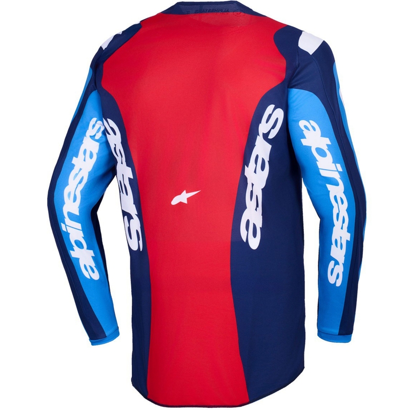 Motokrosový dres Alpinestars Fluid Grid modro-červený