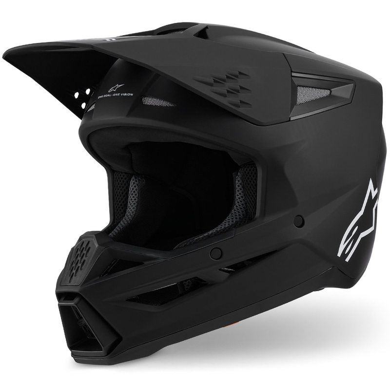 Motokrosová prilba Alpinestars S-M3 Solid matná čierna