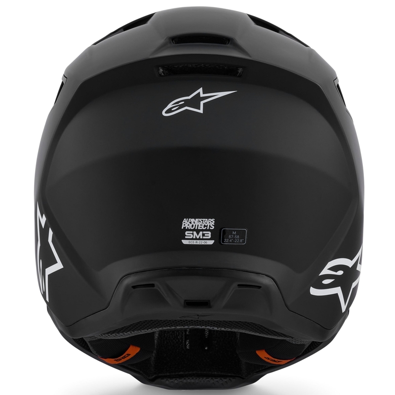 Motokrosová prilba Alpinestars S-M3 Solid matná čierna
