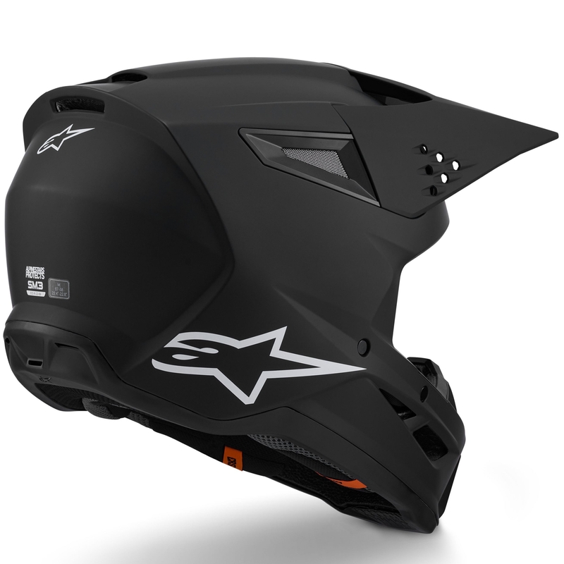 Motokrosová prilba Alpinestars S-M3 Solid matná čierna