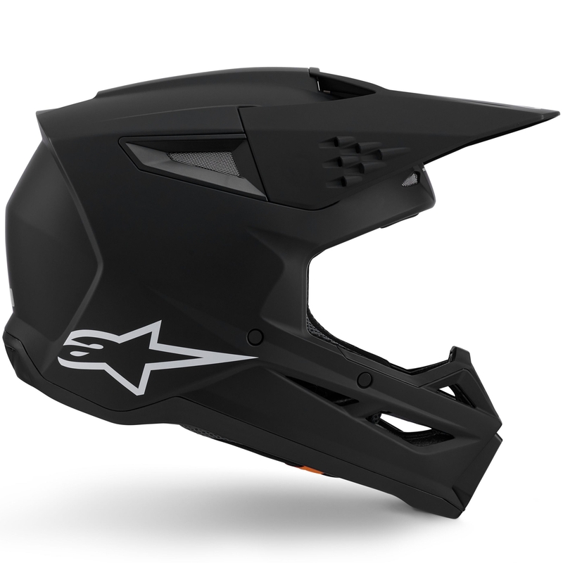 Motokrosová prilba Alpinestars S-M3 Solid matná čierna