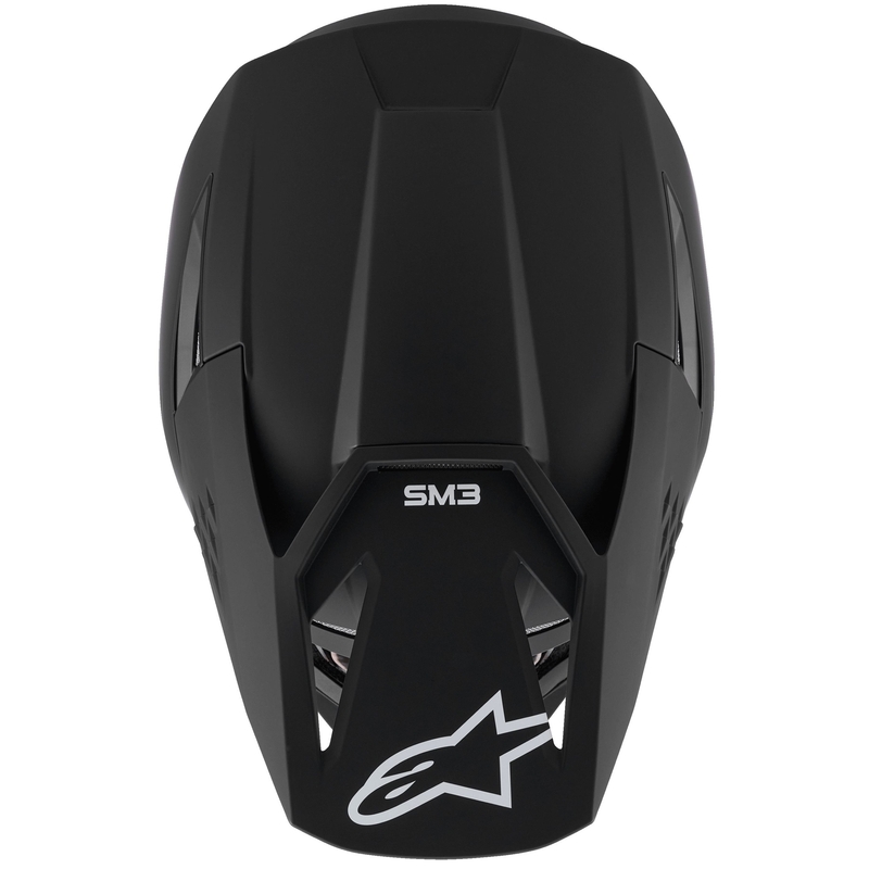 Motokrosová prilba Alpinestars S-M3 Solid matná čierna