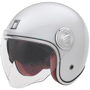 Otvorená helma na motorku NOX PREMIUM Heritage biela