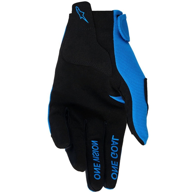 Motokrosové rukavice Alpinestars Radar modro-biele