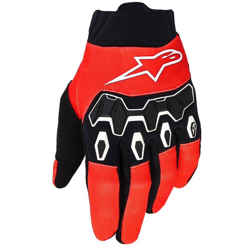 Detské motokrosové rukavice Alpinestars Full Bore V2 Youth/Kids červeno-čierno-biele