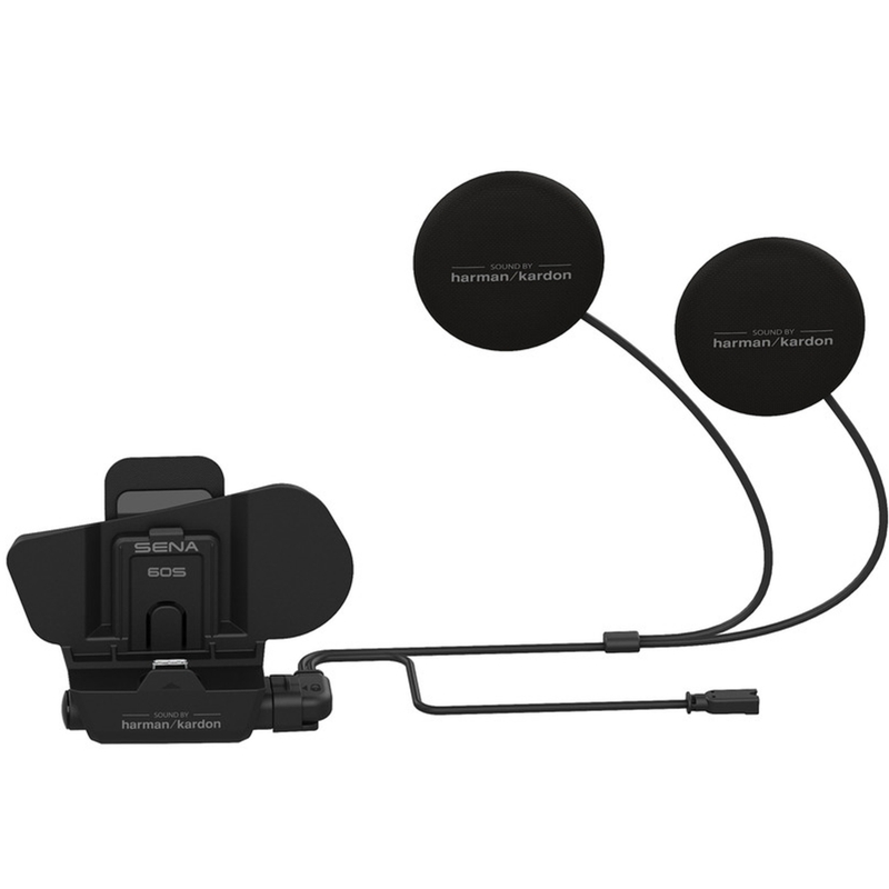 Držiak na prilbu s príslušenstvom pre headset Sena 60S vrátane uni. mikrofónu čierny