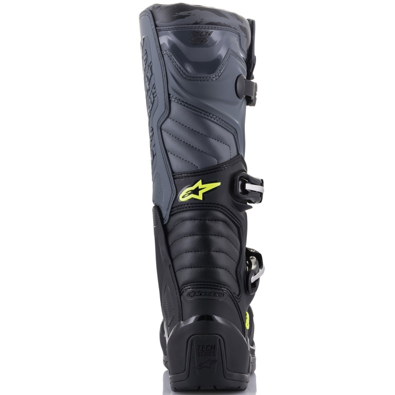 Topánky na motorku Alpinestars TECH 5 čierno-šedo-fluo žlté