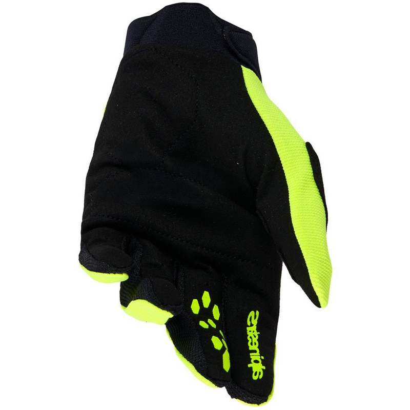 Detské motokrosové rukavice Alpinestars Full Bore V2 Youth/Kids fluorescenčno žlto-čierne
