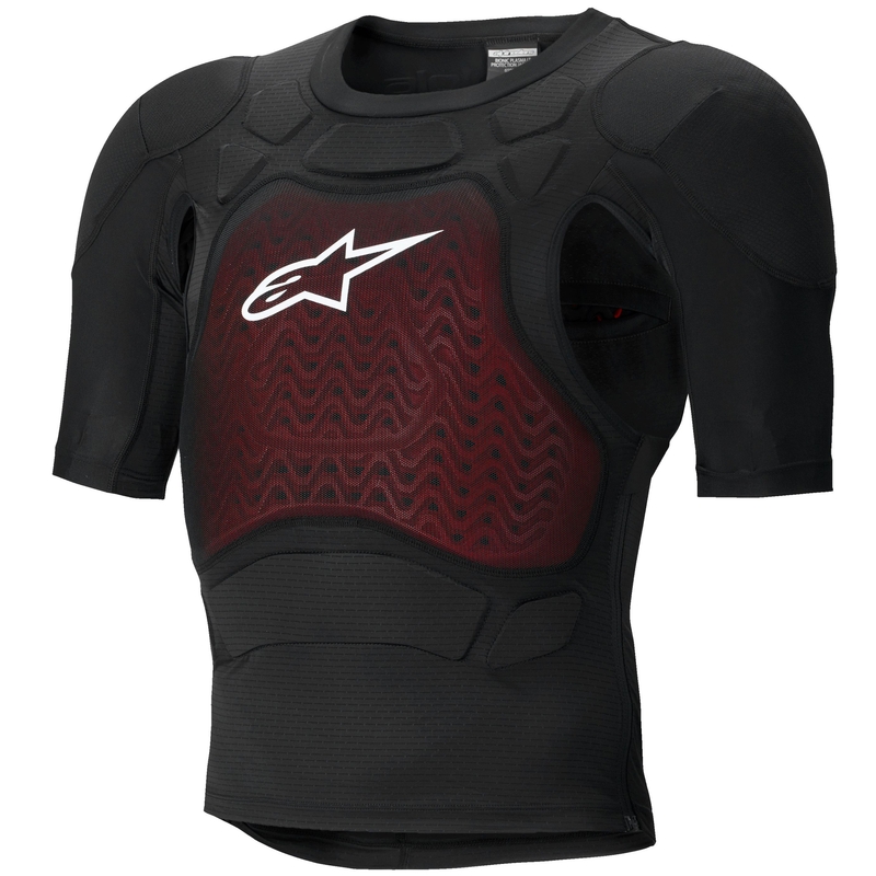 Chránič tela Alpinestars Bionic Plasma LT krátky rukáv čierno-červeno-biely