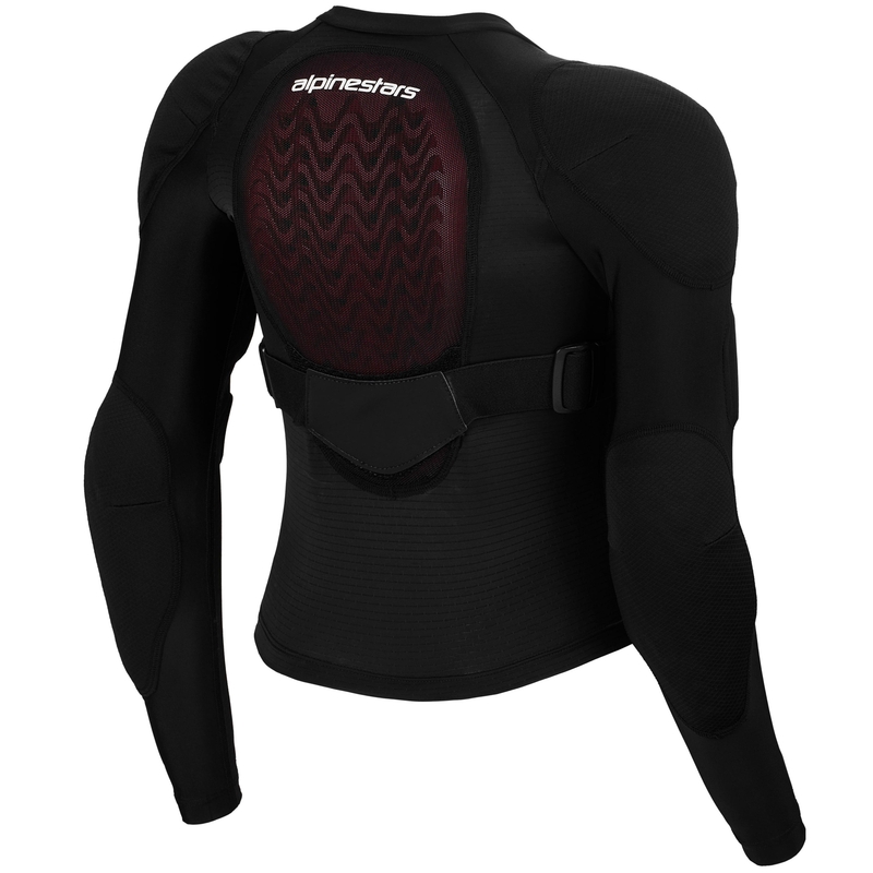 Detský chránič tela Alpinestars Bionic Plasma LT Youth dlhý rukáv čierno-červeno-biely